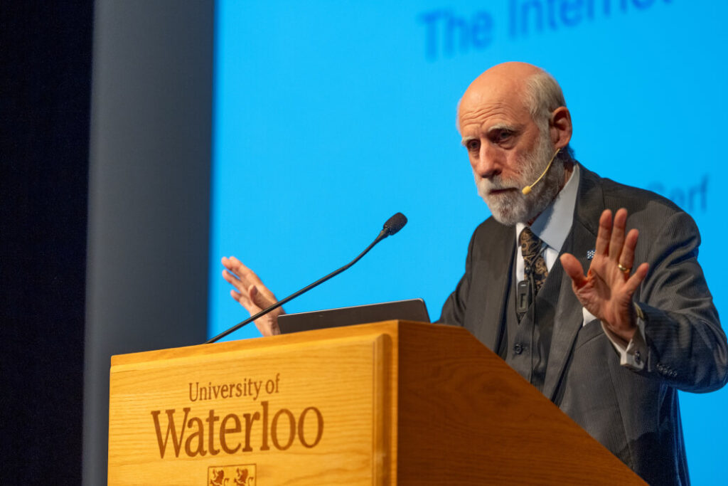 Vint Cerf, University of Waterloo